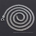 Großhandelsfrauen Sterlingsilber-Kettenhalskette, Männer Schmuck 925 Sterlingsilber-Kettenhalskette